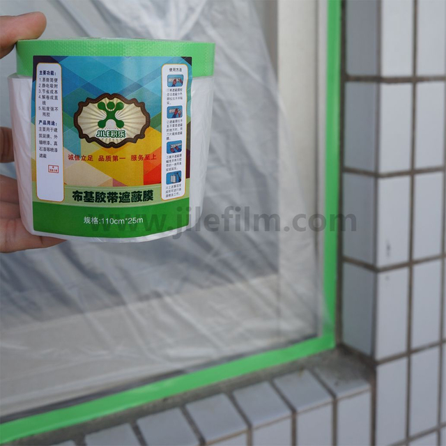 Cinta de tela con película de HDPE para pintura al aire libre