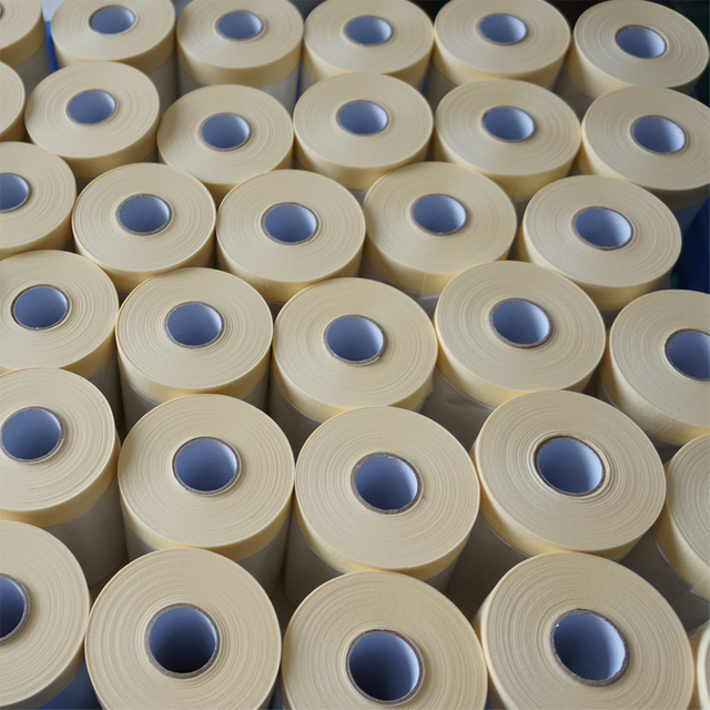 Película de HDPE con cinta crepé para pintura de edificios
