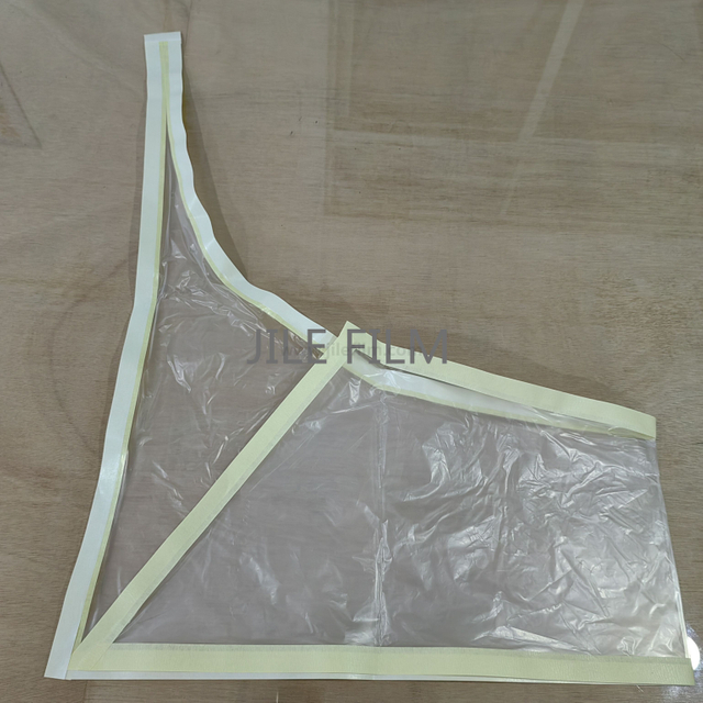 Película de enmascaramiento troquelada para pintura de parachoques de automóviles