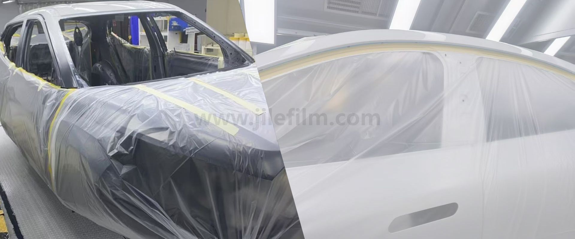 high temperature paint masking film