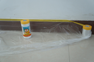 Película de HDPE con cinta adhesiva para pintura de interiores