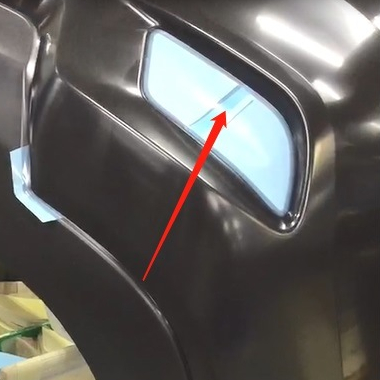 Hoja de enmascaramiento troquelada para pintura automática