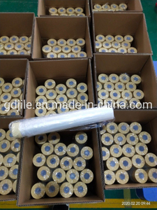 Película de enmascarar pregrabada de crepé resistente a altas temperaturas para pintura de automóviles en dos tonos similar al 4380