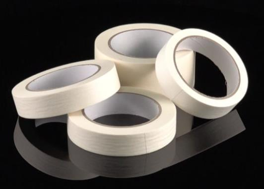 Cinta adhesiva de papel crepé para altas temperaturas
