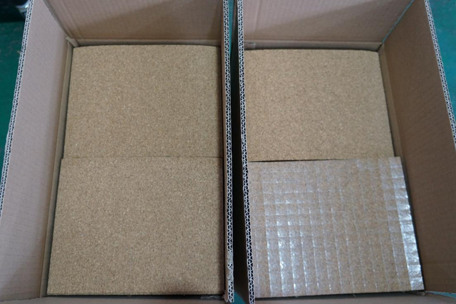 Almohadillas protectoras de corcho con pegamento removible