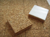 Almohadillas de corcho adherentes con espuma de PVC
