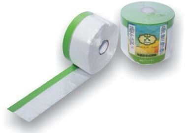 Cinta adhesiva Película de enmascarar Quick Mask Poly con cinta Speedy Mask Película de enmascarar que ahorra tiempo con cinta adhesiva Película de enmascarar de pintor Tela protectora para pintura al aire libre