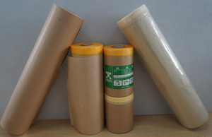 Cinta Crepé con Papel Kraft para Pintura Interior