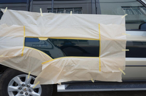 Papel de enmascarar marrón para pintura de automóviles