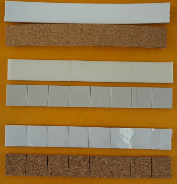 Almohadillas protectoras de corcho para vidrio