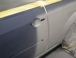 Cinta crepé para pintar coches