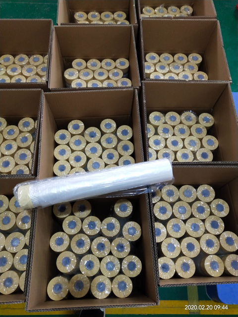 Enmascarador de HDPE con cinta adhesiva