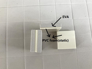 Cuñas de EVA con espuma de PVC