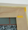 Cinta adhesiva con papel de enmascarar para pintar casas