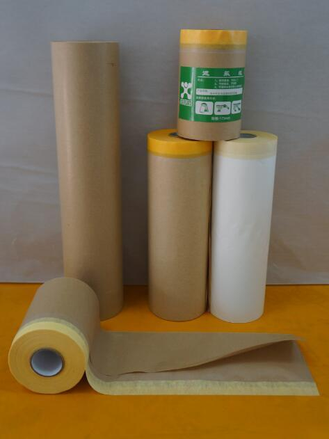 Cinta adhesiva con papel de enmascarar para pintar casas