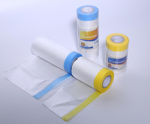 Película de HDPE con cinta adhesiva para pintar casas