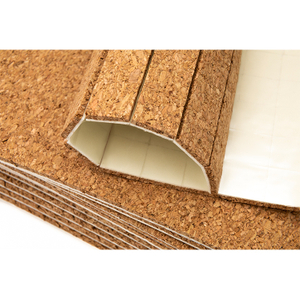 Almohadillas espaciadoras de corcho de espuma adhesiva para protección de vidrio